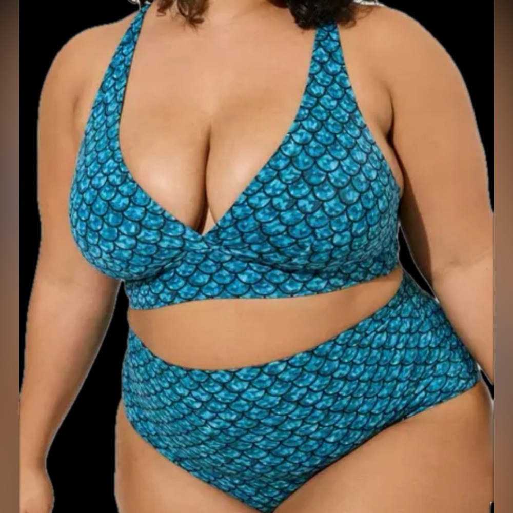 Torrid mermaid bikini set 2X-3X NEW